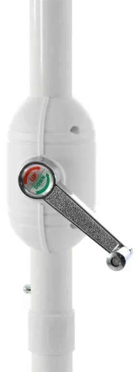 Umbrelă de grădină semicirculară-albastru închis-2,7m