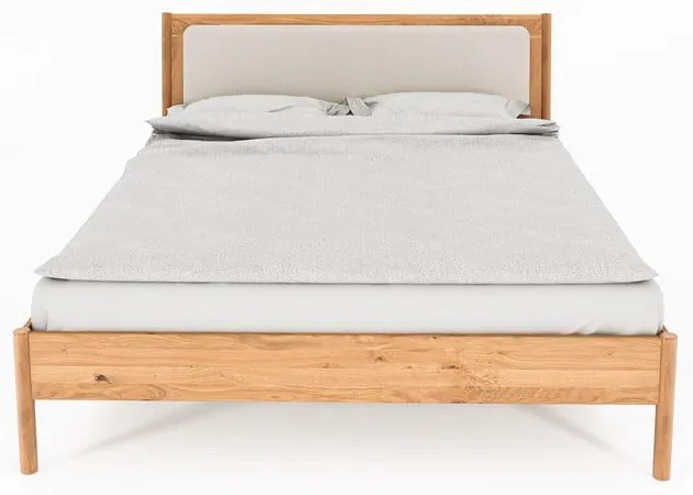 Pat din lemn de stejar 90x200 cm Pola – The Beds