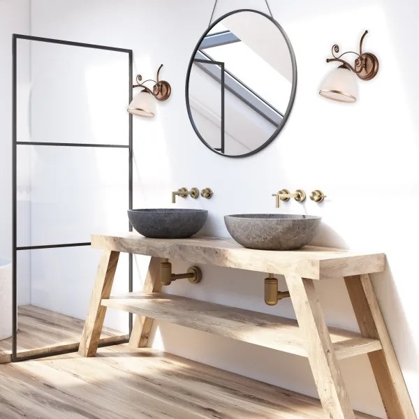 Aplică perete RETRO II 1xE27/60W/230V