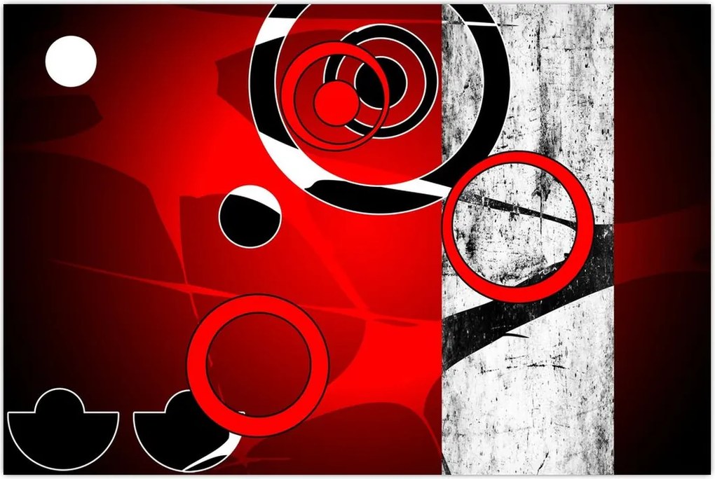 Tablou cu abstracție (90x60 cm)