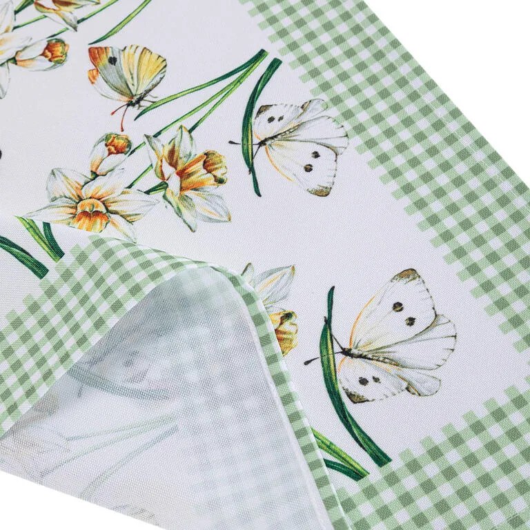 Față de masă centrală cu imprimeu NARCISE 85 x 85 cm