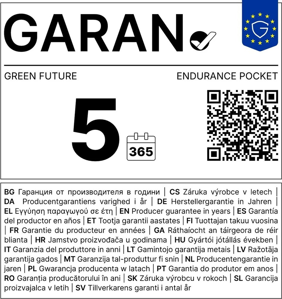Saltea Endurance Pocket Memory 7 Zone de Confort, H 30 cm, 160x190 cm