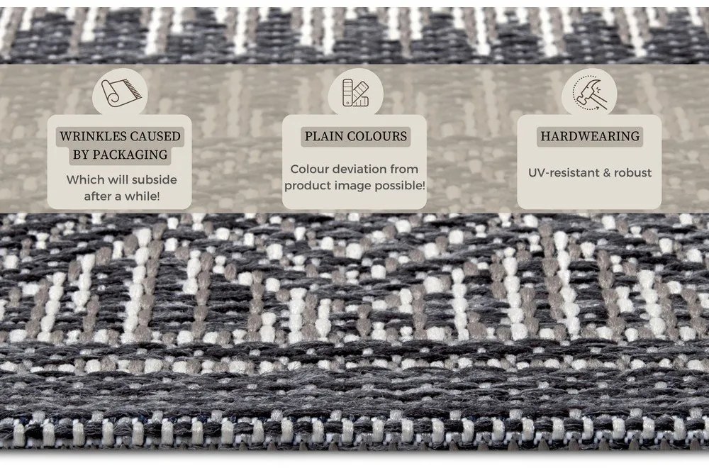 Covor de exterior gri 63x120 cm Clyde Loto – Hanse Home