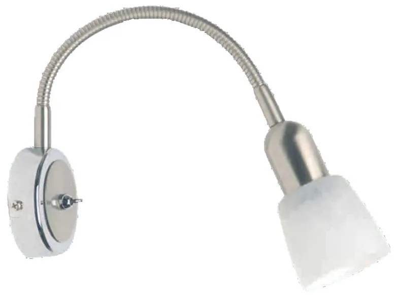 Spot aplica perete Sofia, e14, 1x40 w, argintiu