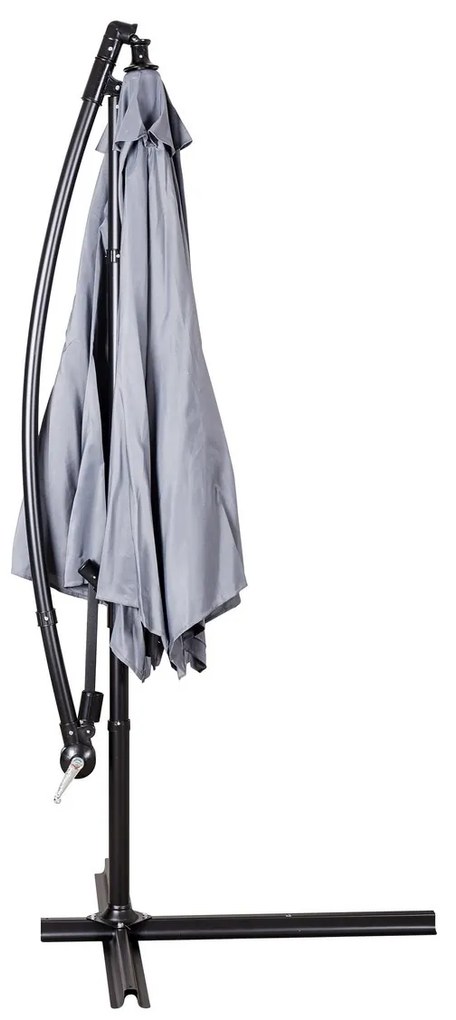 Happy Green Umbrelă de soare suspendată antracit,300 cm