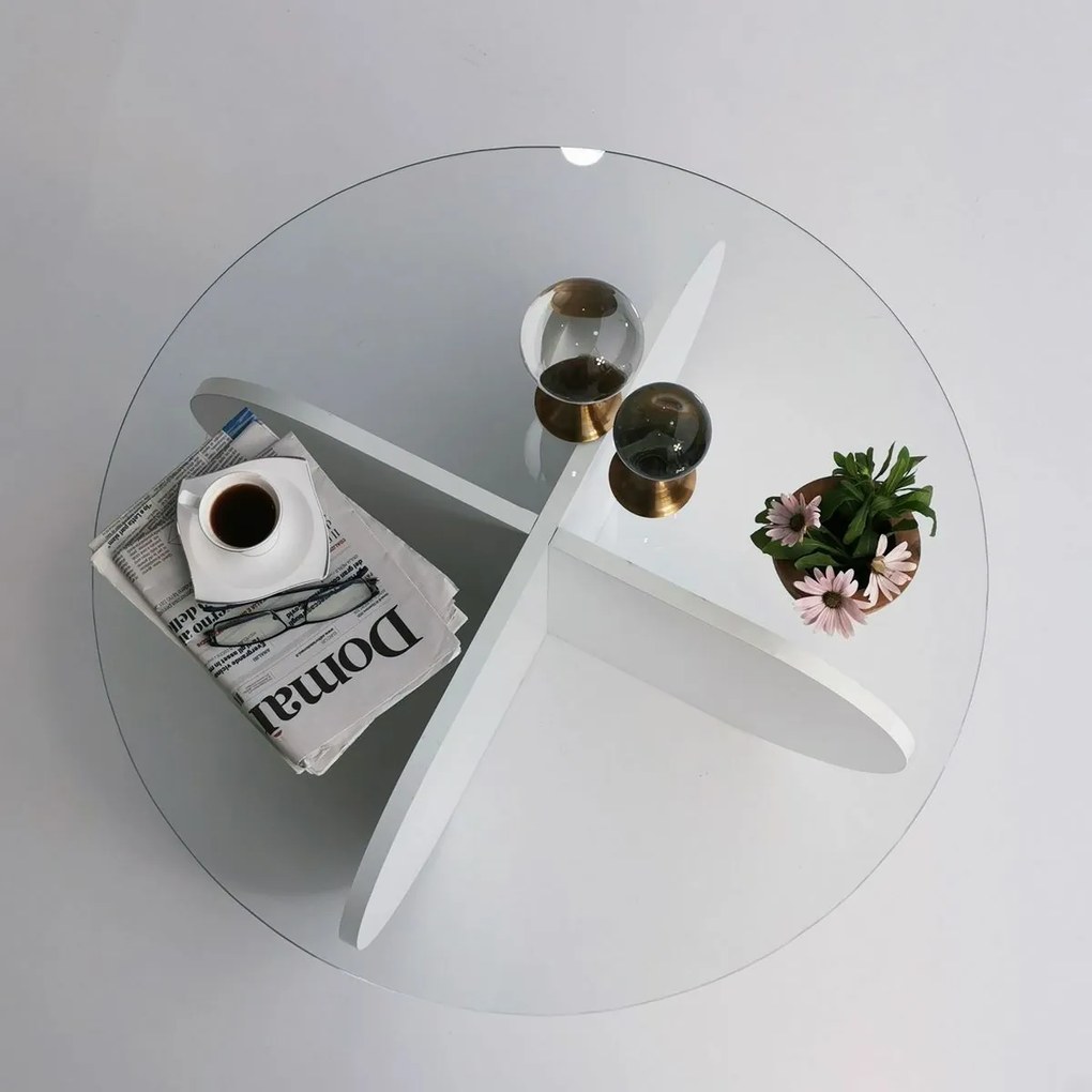 Măsuță de conferință Bubble White