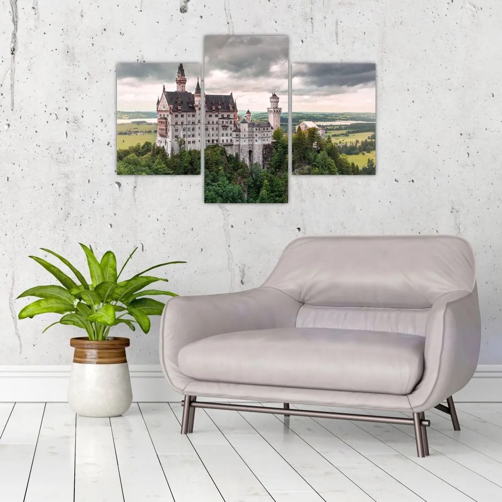 Tablou - Castelul pe stânci (90x60 cm)