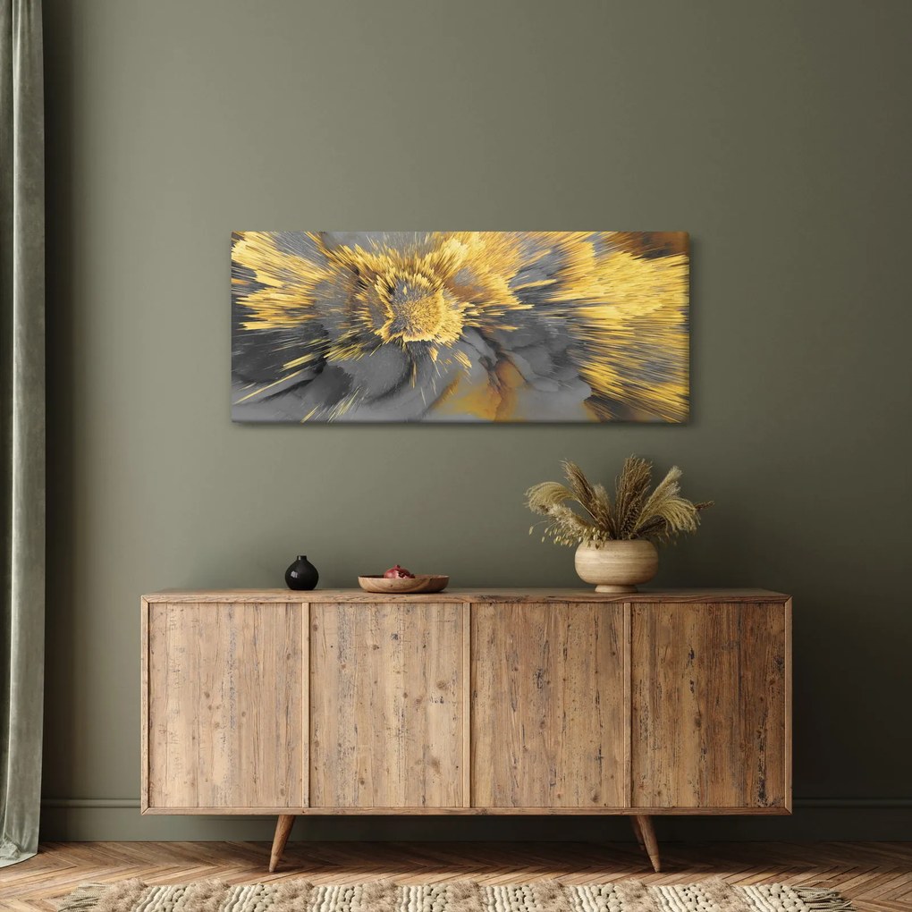 Tablou - Expansiunea aurului (120x50 cm)