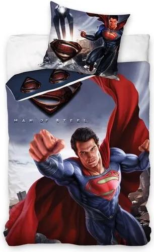 Lenjerie din bumbac Superman - Man of Steel, 140 x 200 cm, 70 x 90 cm