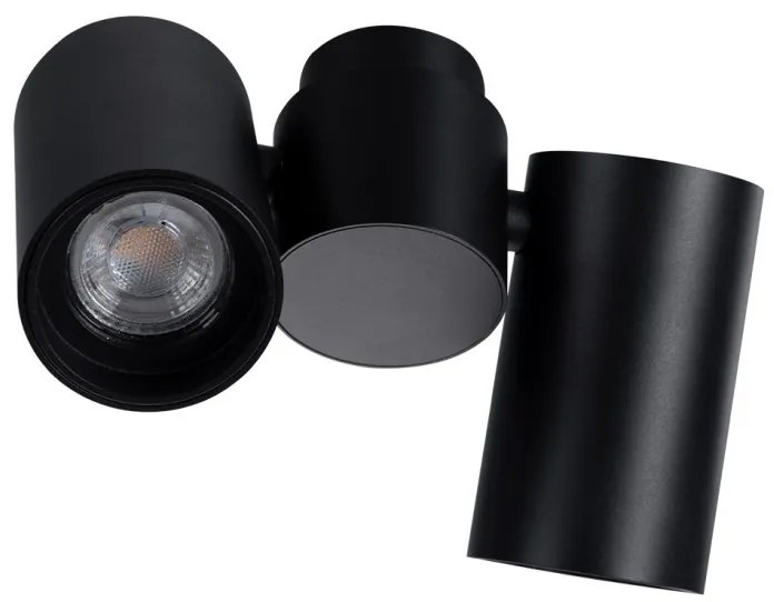 Spot modern directionabil aplicat tavan/plafon MAKALU 2 GU10 negru