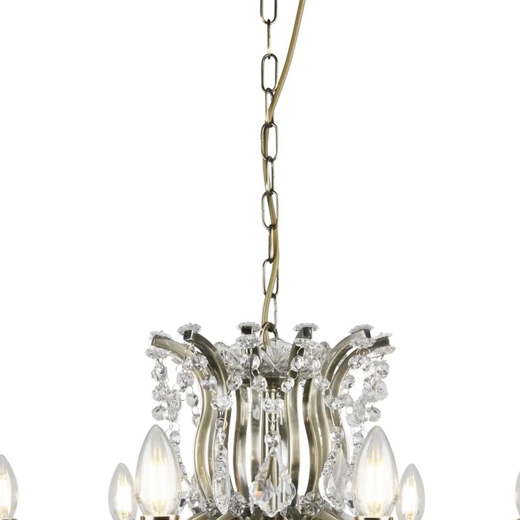 Candelabru stil clasic cu 12 brate Paris alama antic 87312-12AB SRT