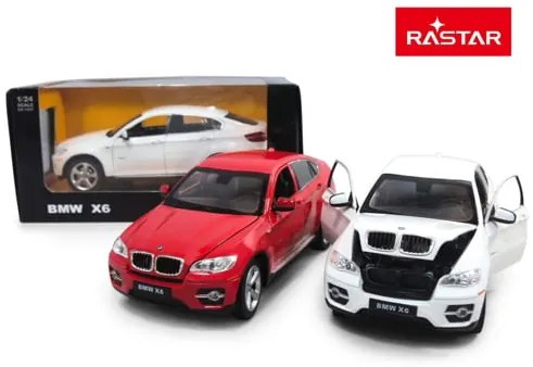 Masina macheta Die Cast 1:24 BMW X6, Rosu, 41500