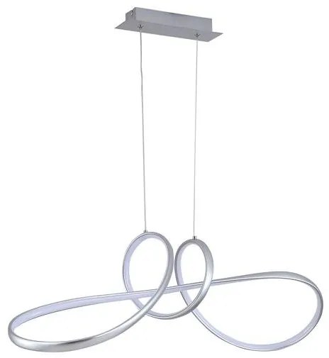 Lustra LED decorativa Maisie gri