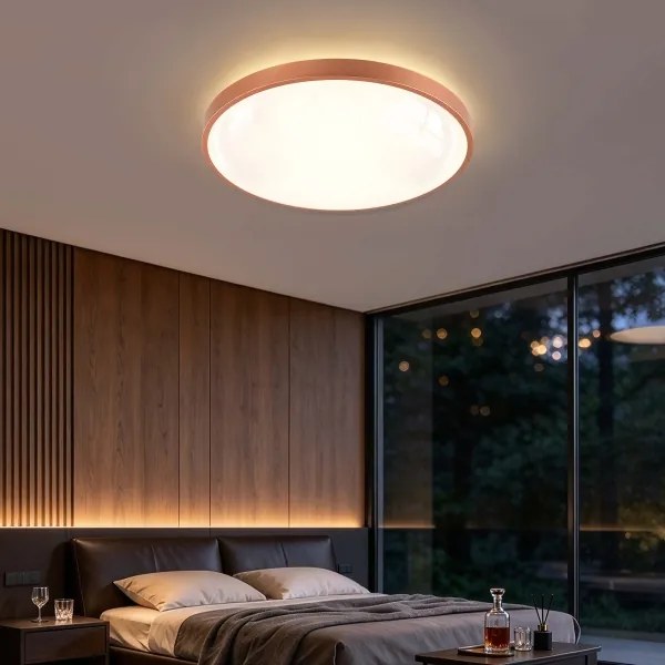 BRILAGI - Corp de iluminat LED dimabil GLASS POOL DOUBLE LED/80W/230V 60 cm cupru + telecomandă