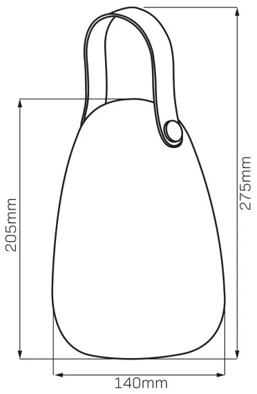 Corp de iluminat LED RGBW solar CANARIA LED/2W/1,2V 400 mAh IP44 alb