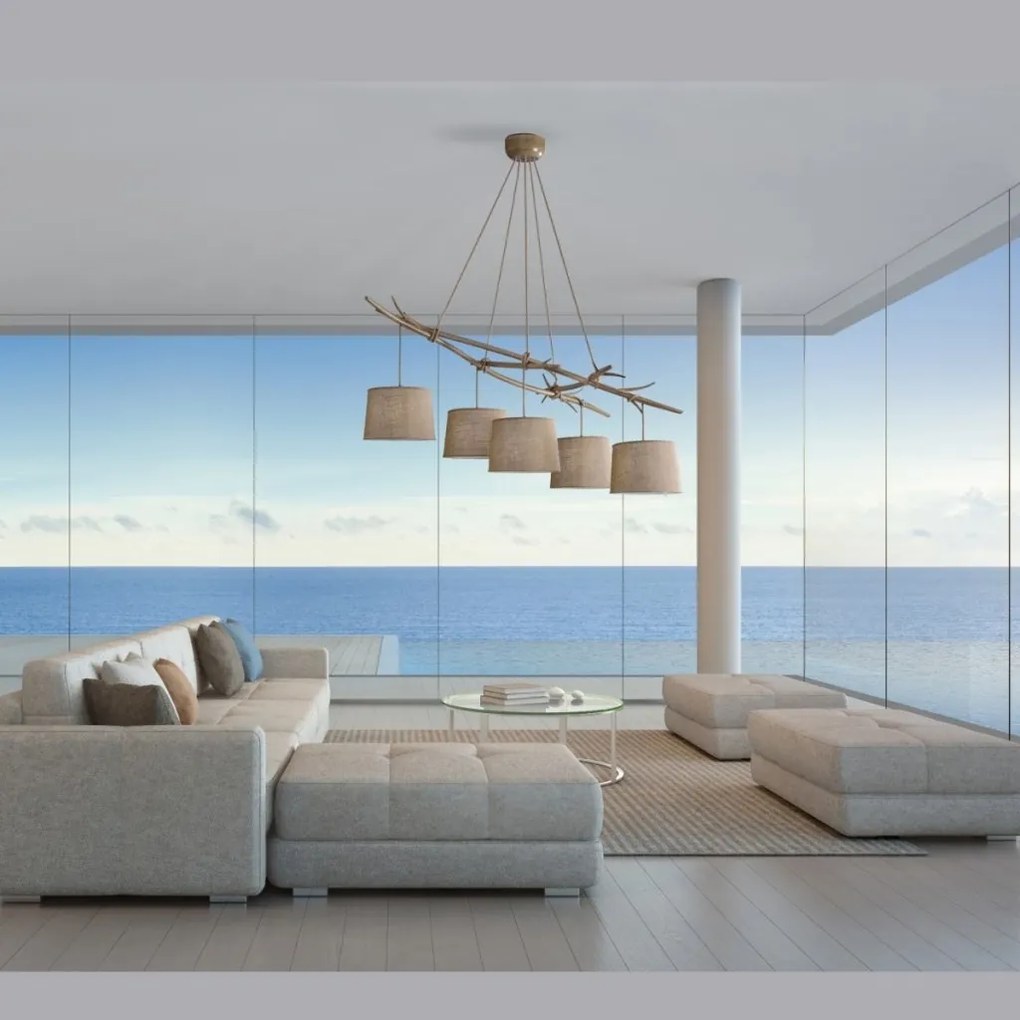 Lustra suspendata design decorativ SABINA 5L