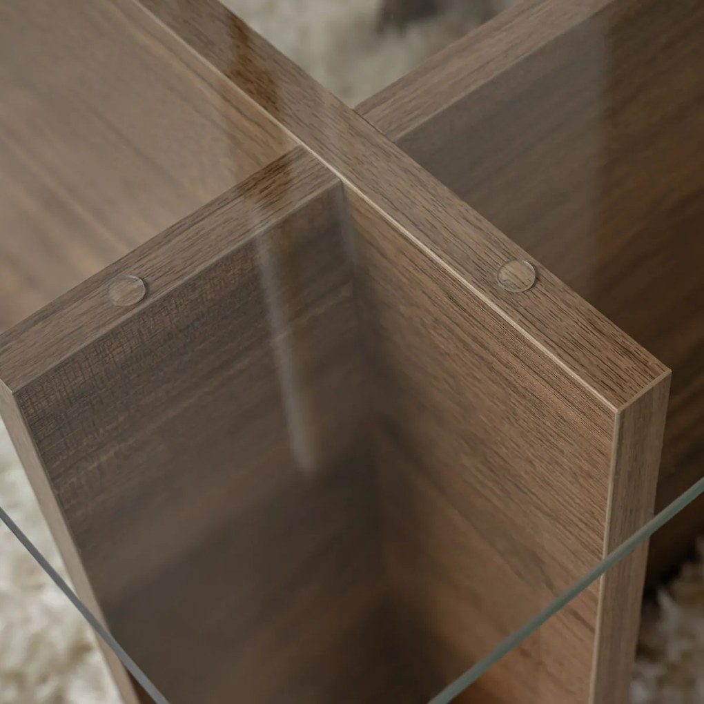 Masă de cafea Vetrino Walnut
