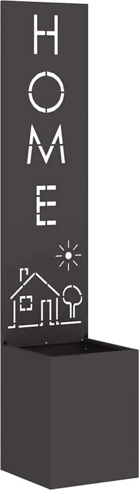 vidaXL Ecran de intimitate pentru grădină Negru 32 x 32 x 150 cm