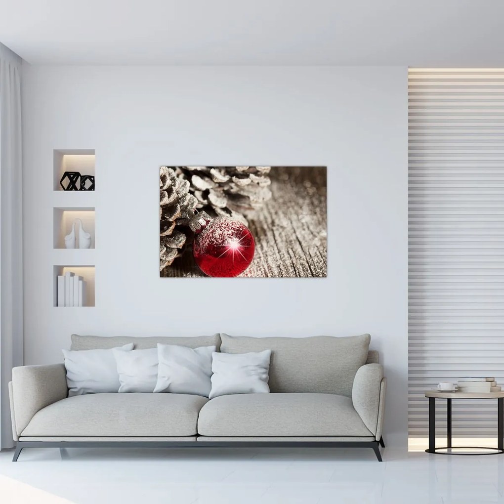 Tablou - Decorațiuni de Crăciun (90x60 cm)