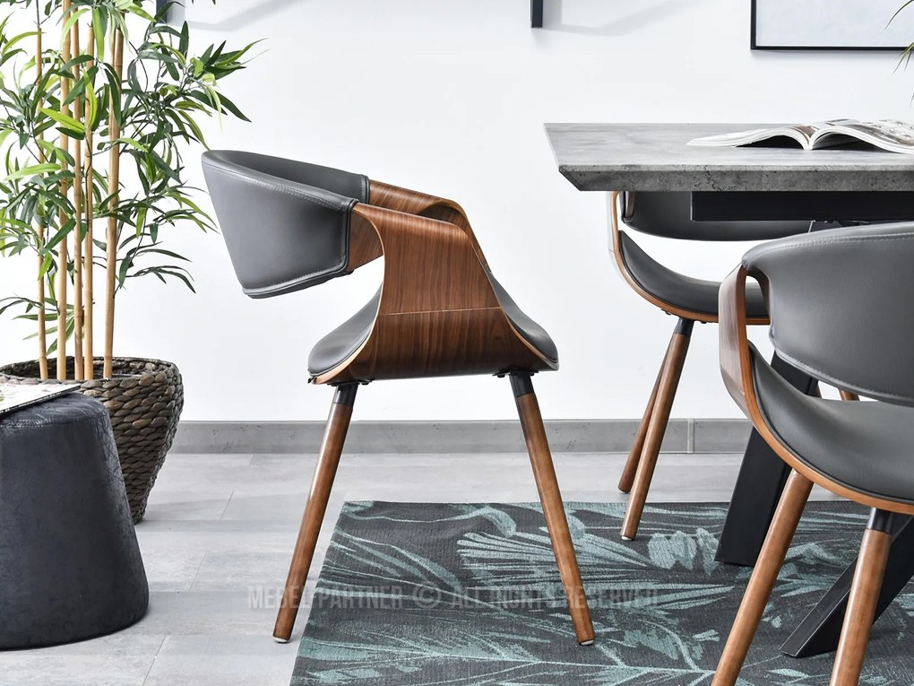 Scaun Bjorn K (gri + nuc). 1110938