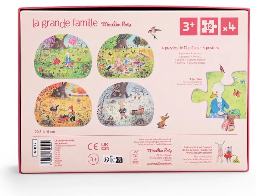 Puzzle La Grande Familie – Moulin Roty