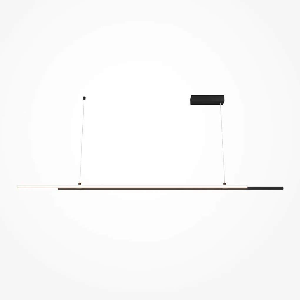 Lustra LED, pendul design modern Halo negru