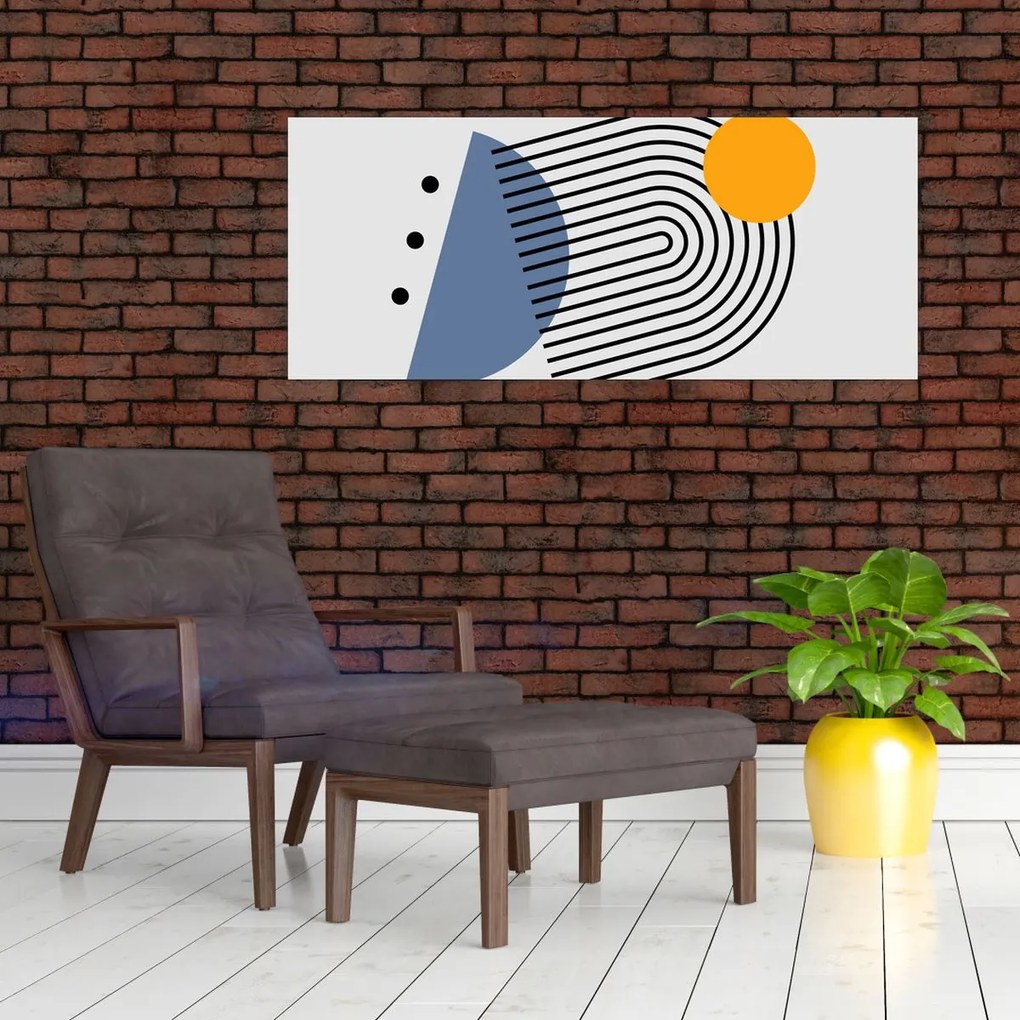Tablou - Abstracție minimalistă N⁰2 (120x50 cm)