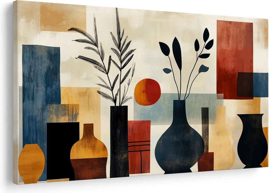 Tablou - Vaze cubiste (90x60 cm)