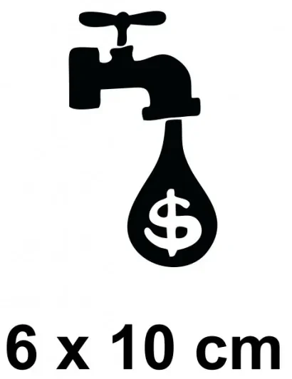 Sticker intrerupator Robinet