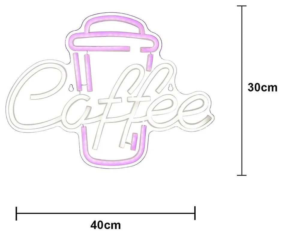 Decorațiune luminoasă neon roz LED 5 W Plexy – Star Trading