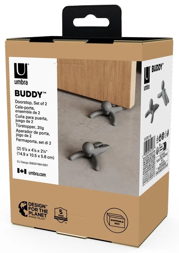 Opritoare de ușă 2 buc. Buddy – Umbra