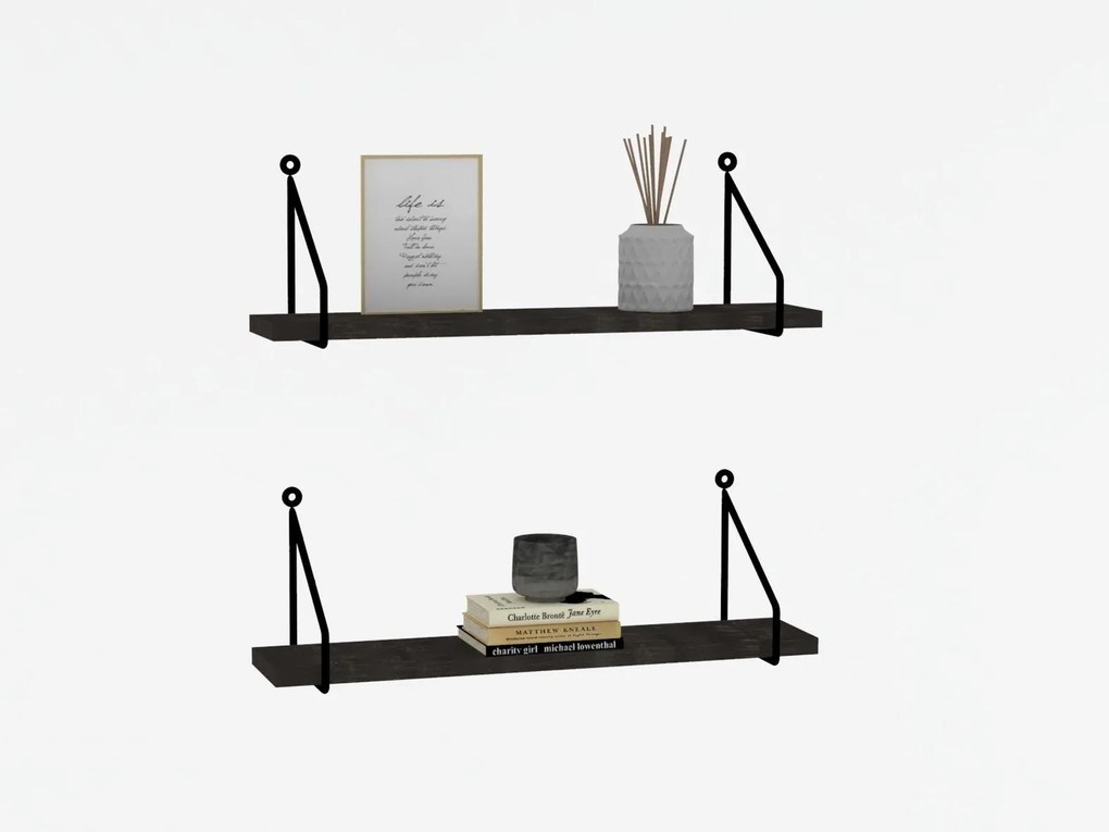 Set 2buc. rafturi Tubusu (antracit) . 1095795