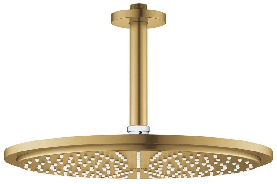 Palarie si brat de dus Grohe Rainshower Cosmopolitan 310 auriu periat Cool Sunrise 1 functie
