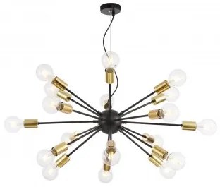 Suspensie vintage 18 becuri E27 T546PL-18B JACKSON Maytoni