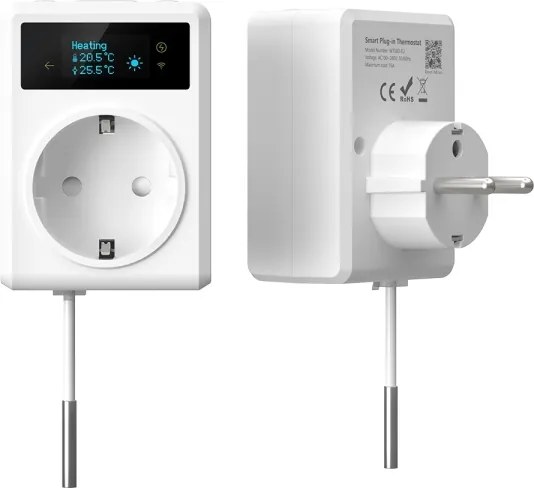 Immax NEO 07811L - Priză inteligentă cu termometru F 3680W Wi-Fi