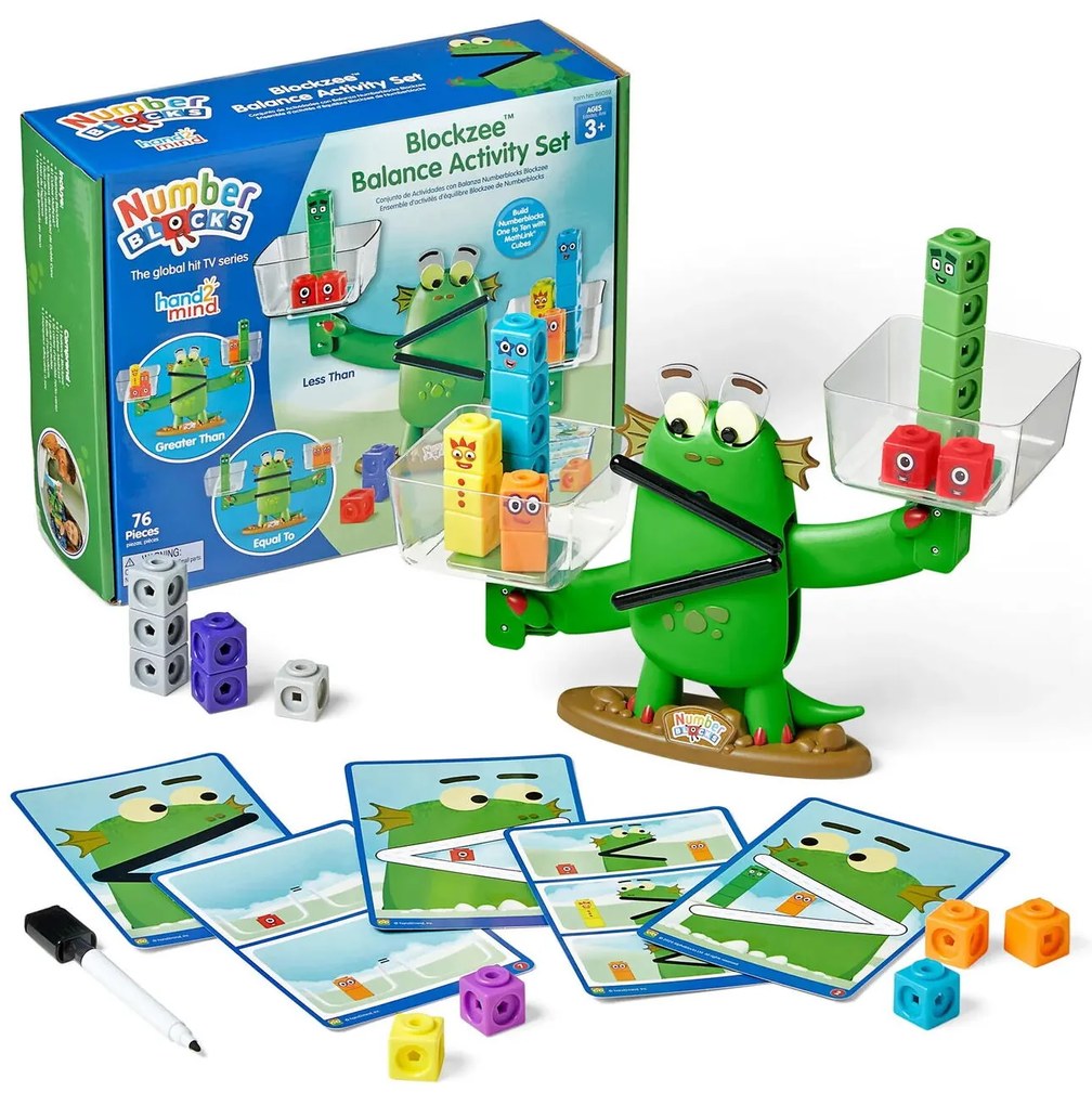 SET ACTIVITATI CU BALANTA - NUMBERBLOCKS® BLOCKZEE™ - HAND2MIND (HM96089-UK)