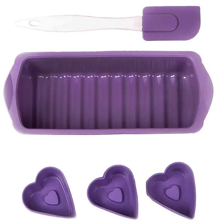 SET FORMA SILICON CHEC + 6 FORME BRIOSE + SPATULA