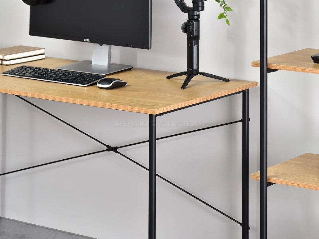 Masă PC Almasa A1 (stejar + negru). 1109723