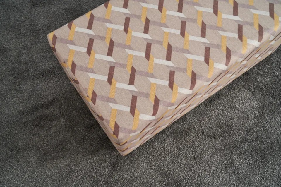 Taburet Perla Puf Uzun, Multicolor