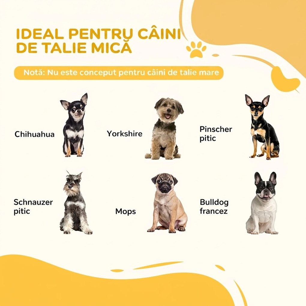 PawHut Poartă Pliabilă pentru Câini cu 5 Secțiuni din Lemn, 261,5 x 29,5 x 61 cm, Alb | Aosom Romania
