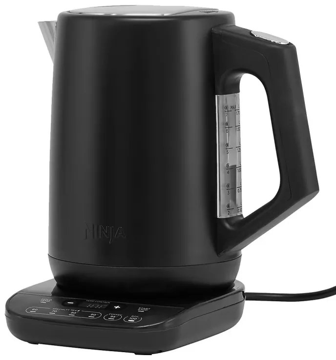Cana electrica inja KT200EU, 3000W, 1,7 L, 40-100°C, Mentinere la cald, Fierbere 50 sec., Panou de control digital, Negru