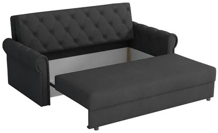 Canapea extensibilă Clovea Roma IV (Gri închis) (cu sp. depozitare). 1105524