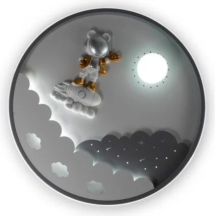 Brilagi - Plafonieră LED reglabilă pentru copii ASTRO LED/68W/230V 3000-6000K +telecomandă