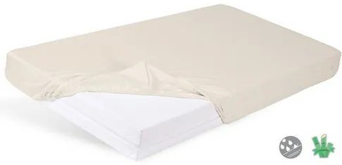 Matex Bamboo cearșaf impermeabil bej deschis, 70 x140 x 10 cm, 70 x 140 cm