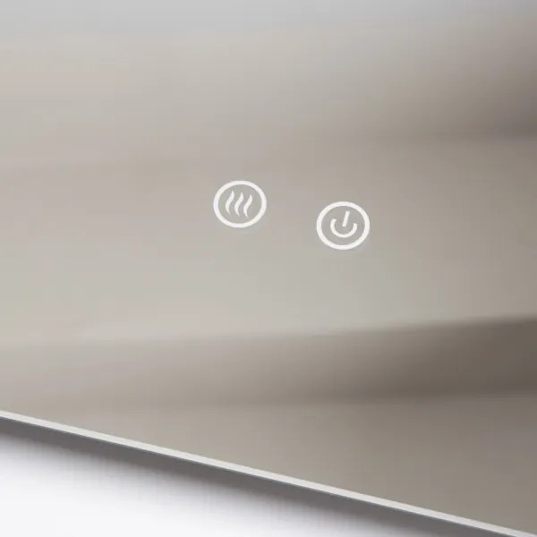 Brilagi - Oglindă pentru baie DIANA, LED reglabilă, cu iluminare integrată și încălzire anti-aburire, 13 W, 230 V, 40 x 60 cm, IP44