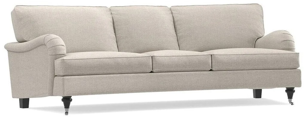 Canapea Bloomington A102Numărul de locuri: 3, 235x100x80cm, 95 kg, Tapiterie, Picioare: Metal, Lemn, Role