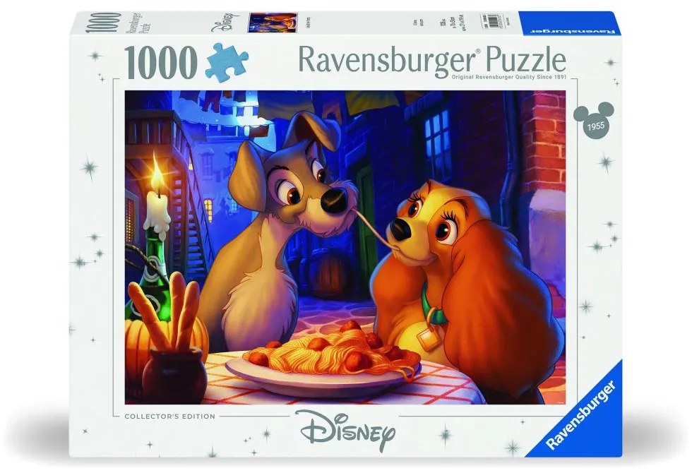PUZZLE DOAMNA SI VAGABONDUL 1000 PIESE DESIGN NOU - RAVENSBURGER (RVSPA00003)