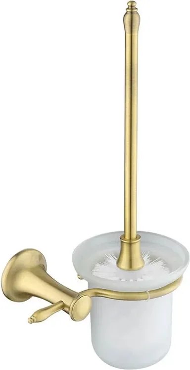 Perie WC Ferro Antica alb - bronz antichizat