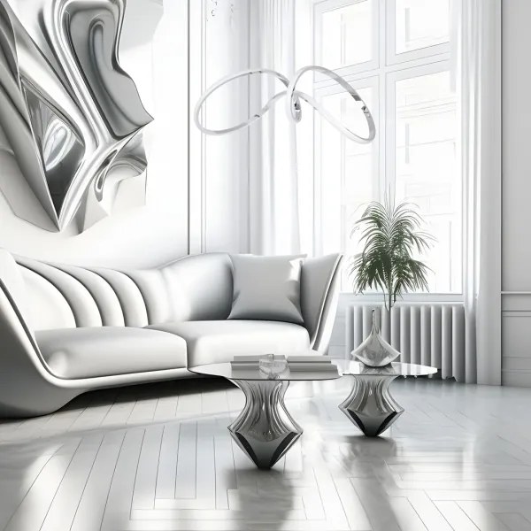 Lustră LED pe cablu TESORO LED/48W/230V crom lucios