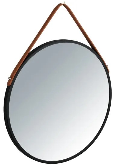 WENKO 24424100 - Oglindă BORRONE 40 x 40 cm, negru/argintiu